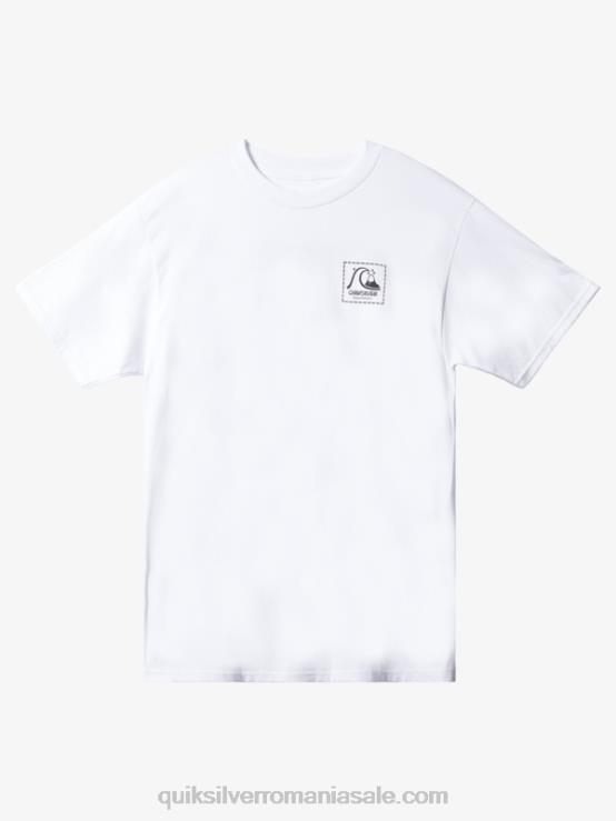 alb tricou natas action now XT6B1658 bărbați Quiksilver