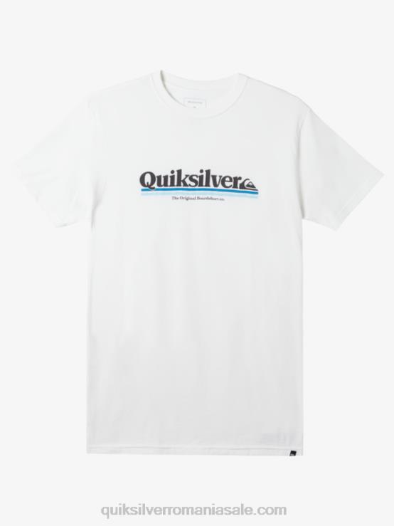 alb tricou între rânduri XT6B978 bărbați Quiksilver