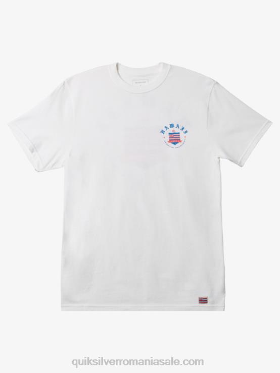 alb tricou regal Hawaii XT6B997 bărbați Quiksilver