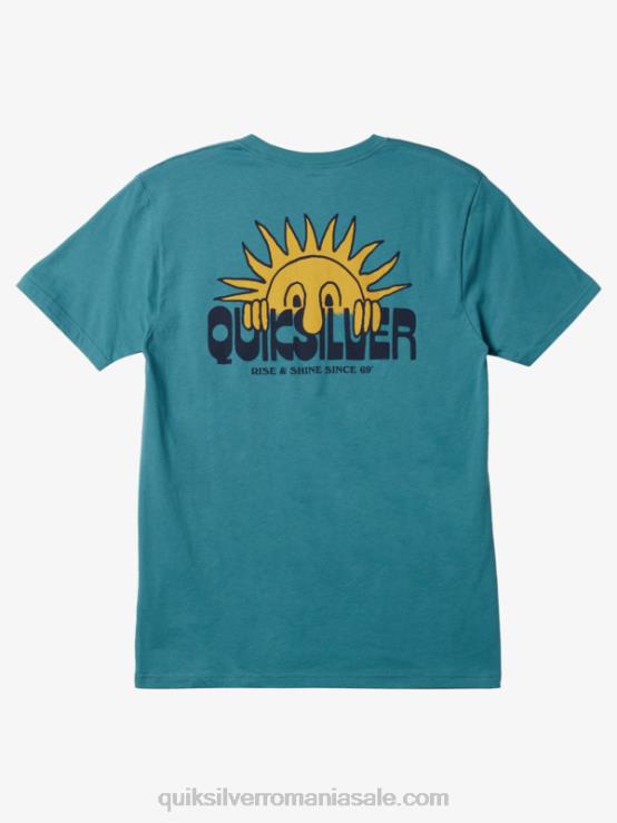 albastru bretania tricou Rise & Shine XT6B1117 bărbați Quiksilver