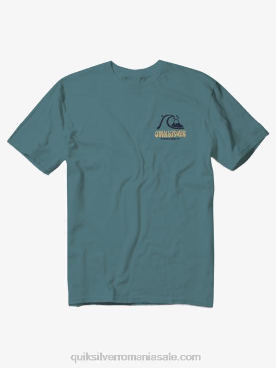 albastru bretania tricou arts in palms XT6B1099 bărbați Quiksilver