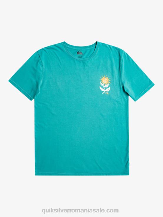 albastru bretania tricou cu flori de soare XT6B1021 bărbați Quiksilver