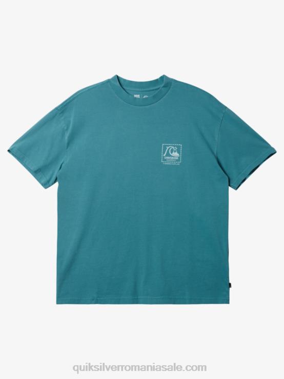 albastru bretania tricou gregg kaplan din pânză goală XT6B1375 bărbați Quiksilver