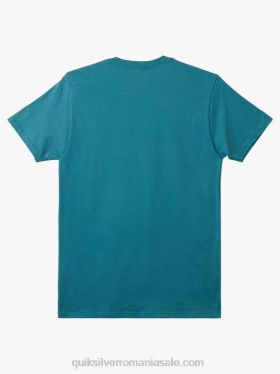 albastru bretania tricou mw mini cu logo XT6B114 bărbați Quiksilver