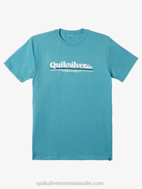 albastru bretania tricou între rânduri XT6B980 bărbați Quiksilver