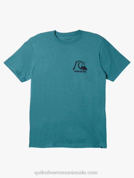 albastru bretania tricoul original XT6B1068 bărbați Quiksilver