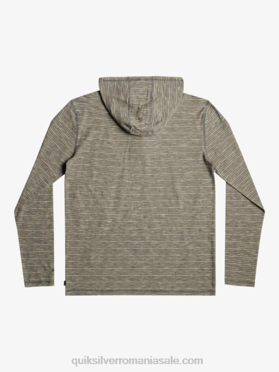 ardezie închisă Kentin tricou cu glugă Kentin cu mâneci lungi XT6B1353 bărbați Quiksilver