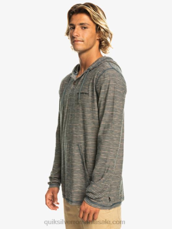ardezie închisă Kentin tricou cu glugă Kentin cu mâneci lungi XT6B1353 bărbați Quiksilver
