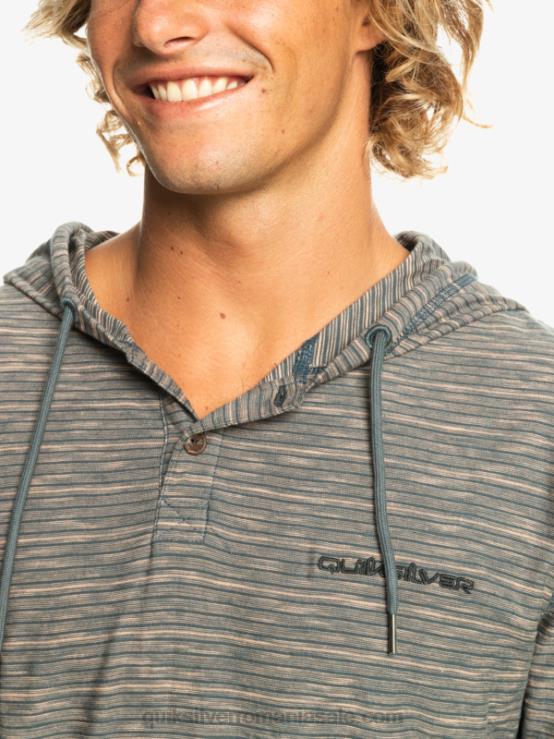 ardezie închisă Kentin tricou cu glugă Kentin cu mâneci lungi XT6B1353 bărbați Quiksilver