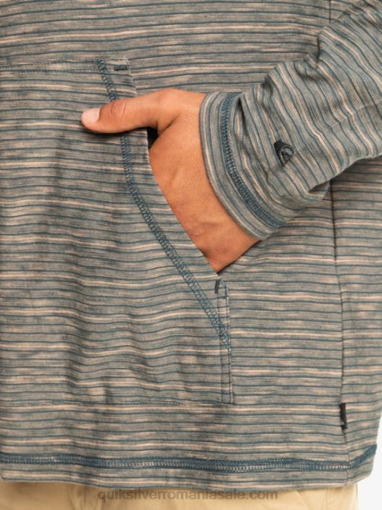 ardezie închisă Kentin tricou cu glugă Kentin cu mâneci lungi XT6B1353 bărbați Quiksilver