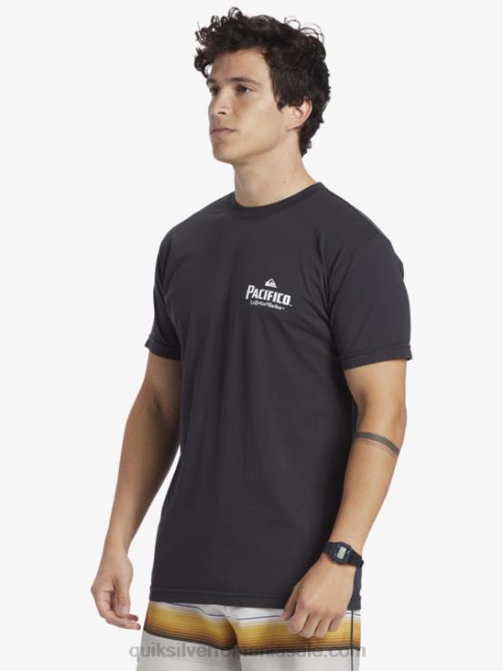 asfalt tricou cu vibrații scenice XT6B10 bărbați Quiksilver x Pacifico