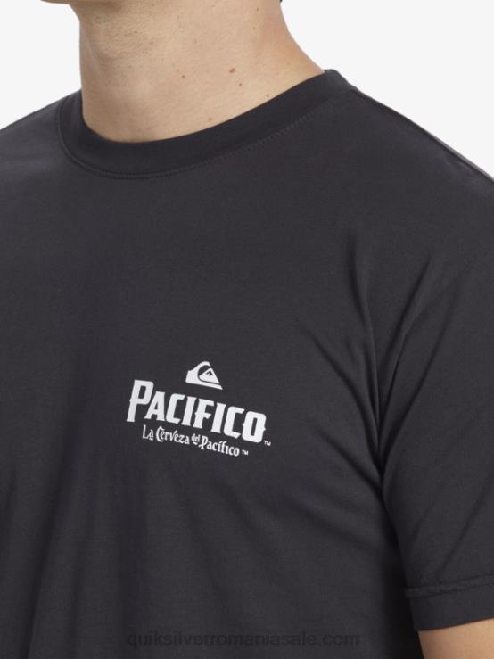 asfalt tricou cu vibrații scenice XT6B10 bărbați Quiksilver x Pacifico