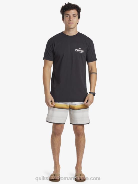 asfalt tricou cu vibrații scenice XT6B10 bărbați Quiksilver x Pacifico