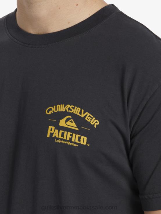asfalt tricou drept shooter XT6B8 bărbați Quiksilver x Pacifico