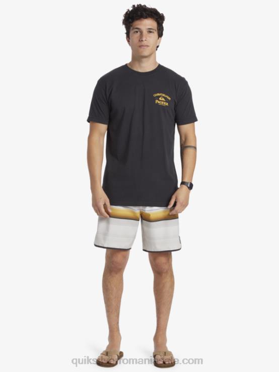 asfalt tricou drept shooter XT6B8 bărbați Quiksilver x Pacifico