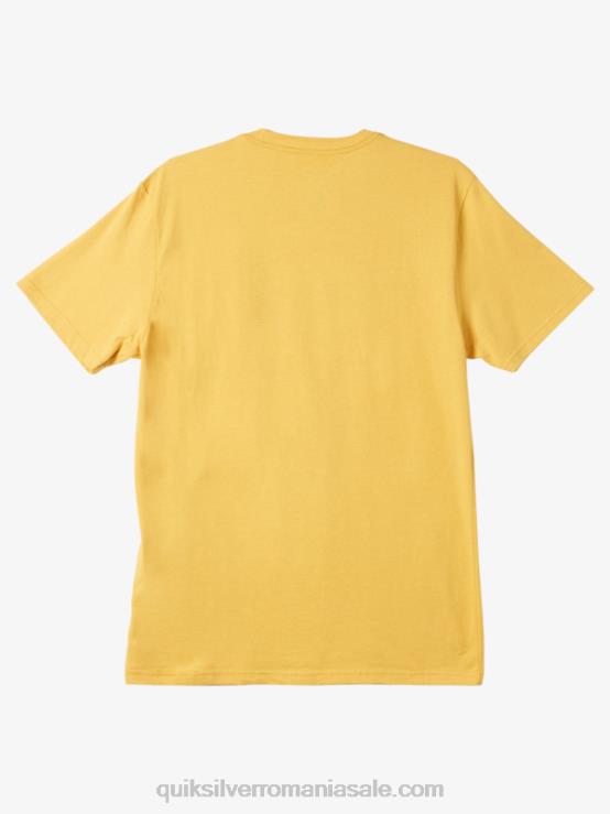 aur strălucitor tricou între rânduri XT6B979 bărbați Quiksilver