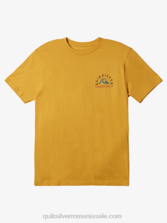 aur strălucitor tricoul original baril XT6B1171 bărbați Quiksilver