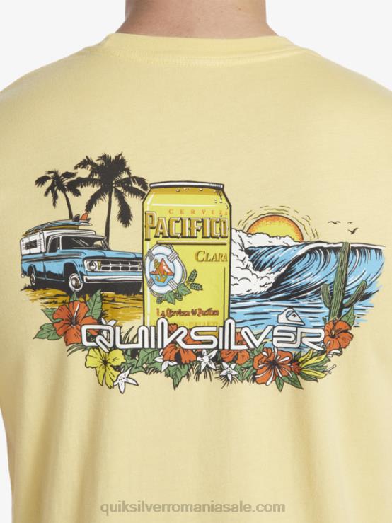 aur tricou blocat XT6B2 bărbați Quiksilver x Pacifico