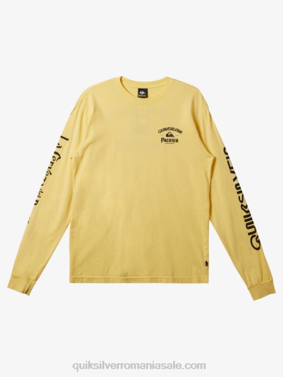 aur tricou cu mânecă lungă drept shooter XT6B5 bărbați Quiksilver x Pacifico