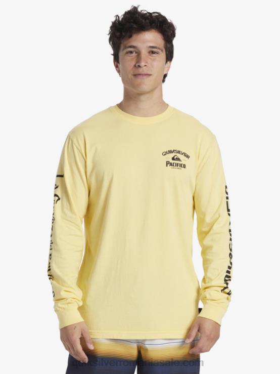 aur tricou cu mânecă lungă drept shooter XT6B5 bărbați Quiksilver x Pacifico