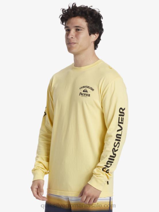 aur tricou cu mânecă lungă drept shooter XT6B5 bărbați Quiksilver x Pacifico