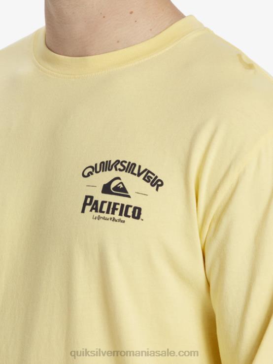 aur tricou cu mânecă lungă drept shooter XT6B5 bărbați Quiksilver x Pacifico