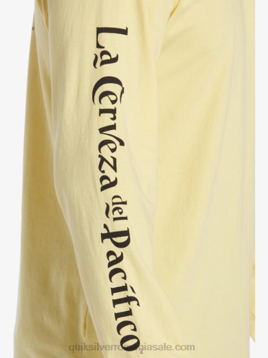 aur tricou cu mânecă lungă drept shooter XT6B5 bărbați Quiksilver x Pacifico