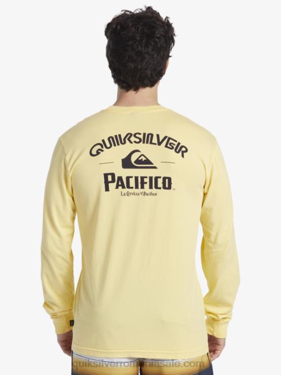aur tricou cu mânecă lungă drept shooter XT6B5 bărbați Quiksilver x Pacifico