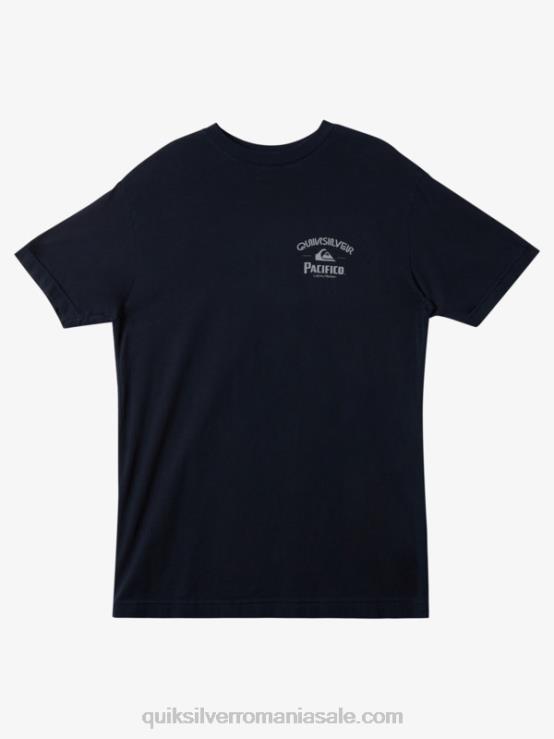 blazer bleumarin tricou blocat XT6B1 bărbați Quiksilver x Pacifico