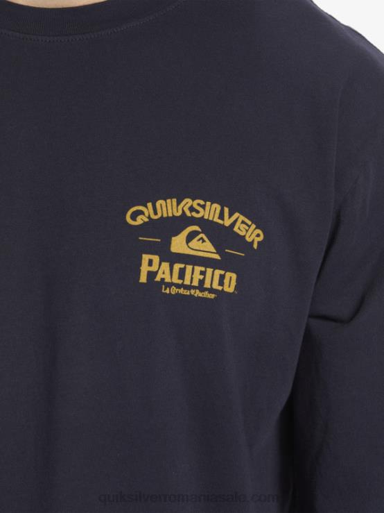 blazer bleumarin tricou cu mânecă lungă drept shooter XT6B6 bărbați Quiksilver x Pacifico