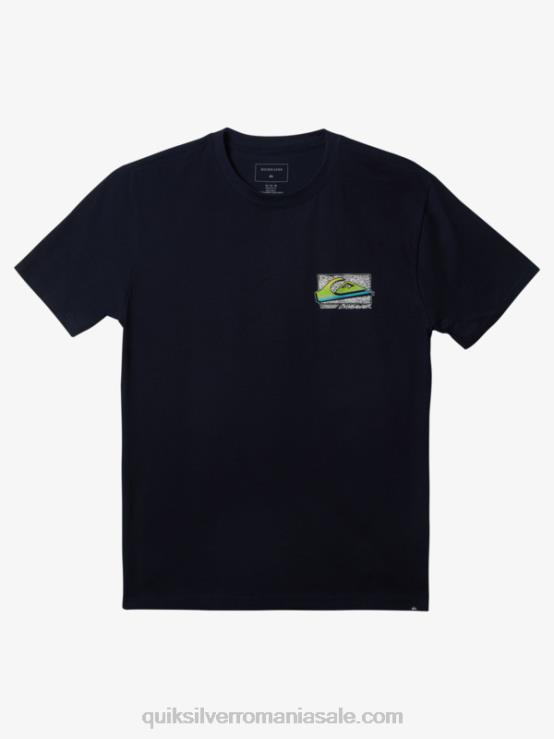 blazer bleumarin tricou retro fade XT6B1109 bărbați Quiksilver
