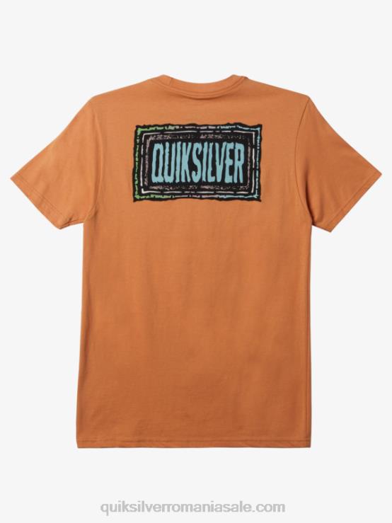bronz cupru ecou beat tricou XT6B718 bărbați Quiksilver