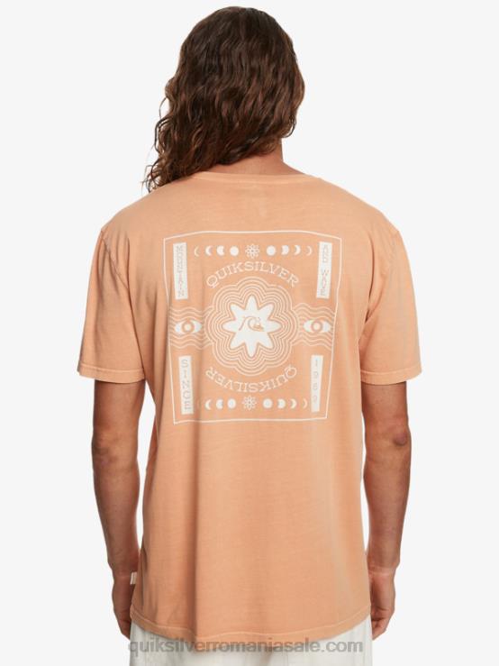 bronz cupru tricou psihic XT6B754 bărbați Quiksilver