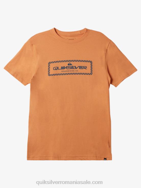 bronz cupru tricou rain check XT6B507 bărbați Quiksilver