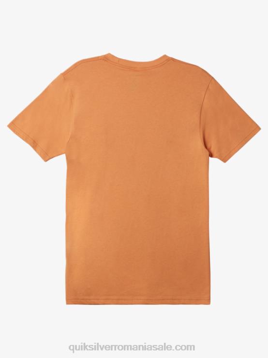 bronz cupru tricou rain check XT6B507 bărbați Quiksilver