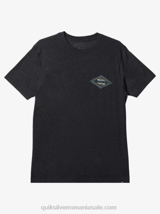 cărbune cărbune tricou cu logo inversat XT6B1199 bărbați Quiksilver