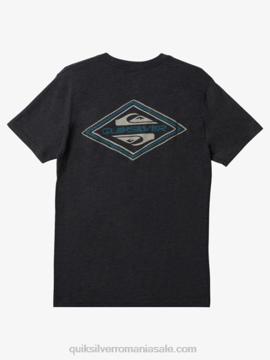cărbune cărbune tricou cu logo inversat XT6B1199 bărbați Quiksilver