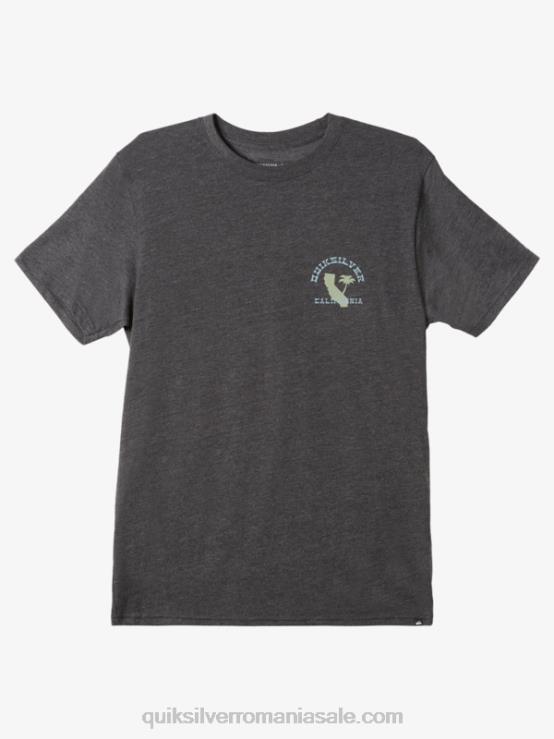 cărbune cărbune tricou emblematic west california XT6B1229 bărbați Quiksilver