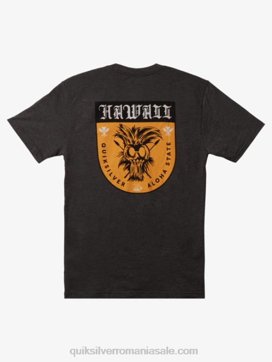 cărbune cărbune tricou hawaii ikaika shield XT6B1006 bărbați Quiksilver