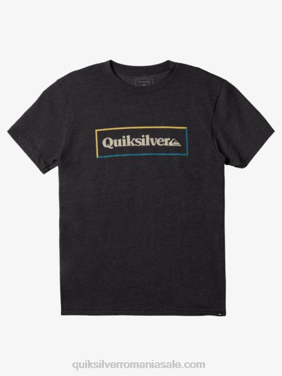 cărbune cărbune tricou mod cu blocare simplă XT6B1166 bărbați Quiksilver