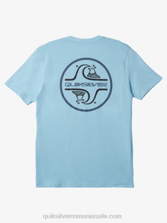 cer albastru tricou cu bule de miez XT6B1026 bărbați Quiksilver