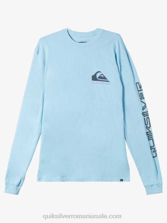 cer albastru tricou cu logo omni XT6B300 bărbați Quiksilver