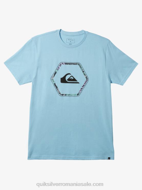 cer albastru tricou în forme XT6B1236 bărbați Quiksilver