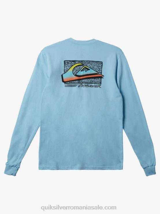 cer albastru tricou retro fade XT6B1212 bărbați Quiksilver