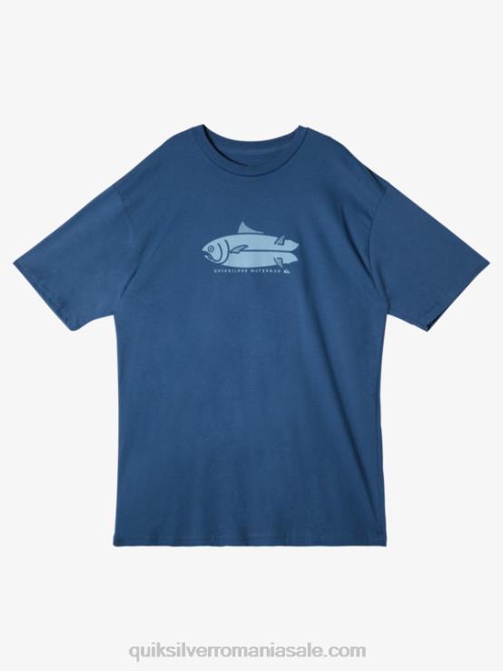ensign albastru tricou waterman fish tales XT6B59 bărbați Quiksilver