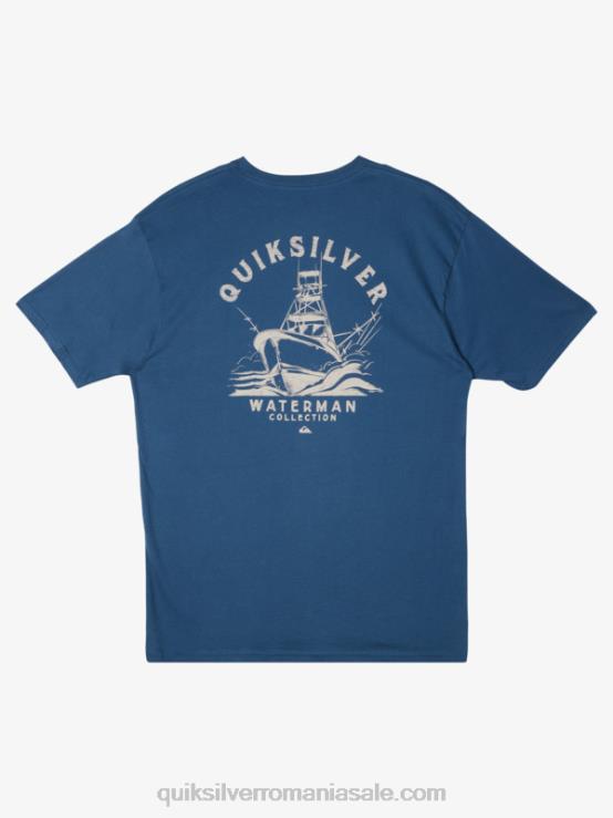 ensign albastru waterman care iese tricou XT6B61 bărbați Quiksilver