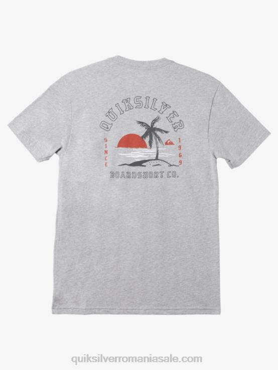 erica atletică singur în sfârșit tricou XT6B1161 bărbați Quiksilver