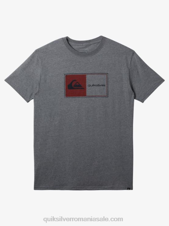 erica gri mediu tricou core lock-up XT6B160 bărbați Quiksilver