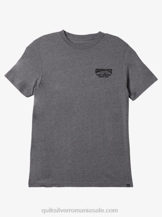 erica gri mediu tricou cu mod blocare XT6B528 bărbați Quiksilver