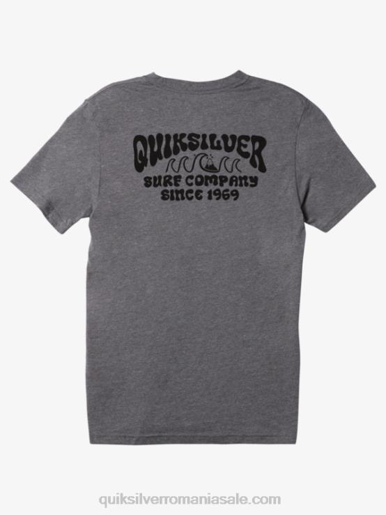 erica gri mediu tricou cu mod blocare XT6B528 bărbați Quiksilver